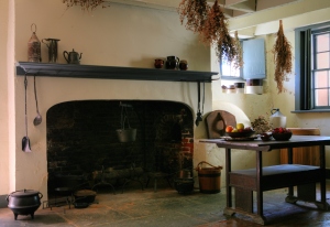 The kitchen where Anne Northup cooked for Eliza Jumel featured a dairy, pantry, laundry and wine cellar.             